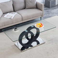 Minimalist Coffee Table - Black