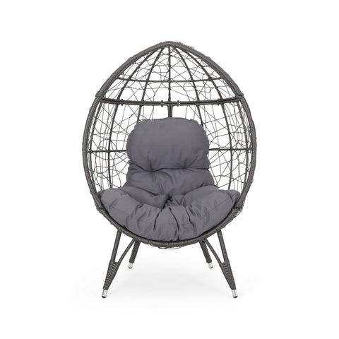 Cosmos - Round Hammered Iron Teardrop Chair