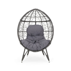 Cosmos - Round Hammered Iron Teardrop Chair
