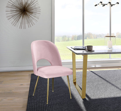 Logan - Dining Chair (Set of 2) - Gold Legs