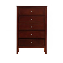 Daniel - Chest, 5 Drawer Storage Unit - Cherry