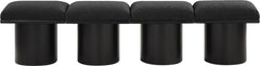 Pavilion - 4 Piece Modular Bench With Black Base