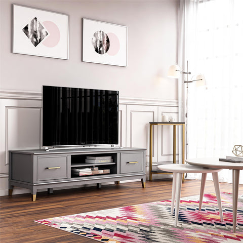 Westerleigh - TV Stand - Dark Gray