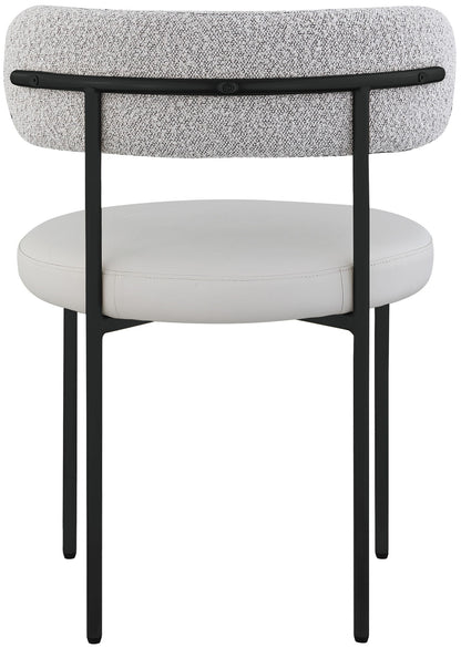 Beacon - Faux Leather Dining Chair With Black Legs (Set of 2)