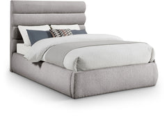Adam - Boucle Fabric Bed With 52" Headboard