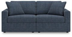 Modmax - 2-Piece Sectional Loveseat - Fabric - Ink