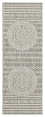 Sunshine - 5'3" X 7'3" Indoor, Outdoor Area Rug - Silver - Polypropylene