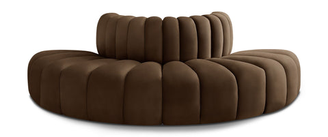Arc - Velvet 4 Piece Modular Sofa
