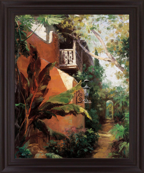 Terracotta Gardenway - 28" x 34" Framed Wall Art