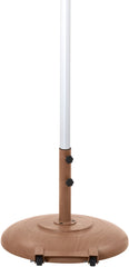 Amalfi - Patio Umbrella - Light Brown Base / White Pole