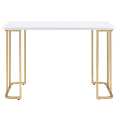 Estie - Writing Desk (Same Ac00902) - White & Gold