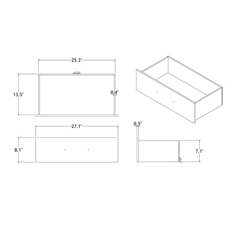 Adelaide - Dresser With Sleek Finish And Drawer Pulls