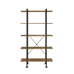 Nefo - Bookshelf - Rustic Oak & Black