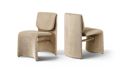 Slique - Performance Fabric Upholstered Dining Chair (Set of 2)