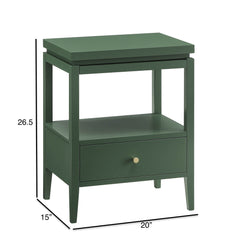 Olana -1 Drawer Nightstand With Floating Top Design