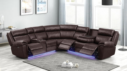 Aviator Sectional Sofa Black