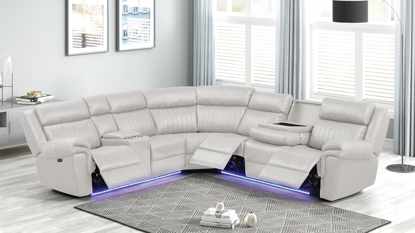 Aviator Sectional Sofa Black