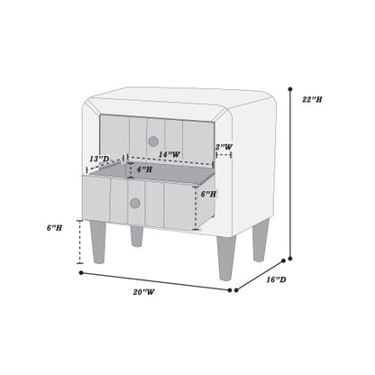 Paquete de Cama 01-2 CAMA + COLCHON + MESITAS - Twin Size Bed Nightstands Channel Tufted Headboard Upholstered Pink