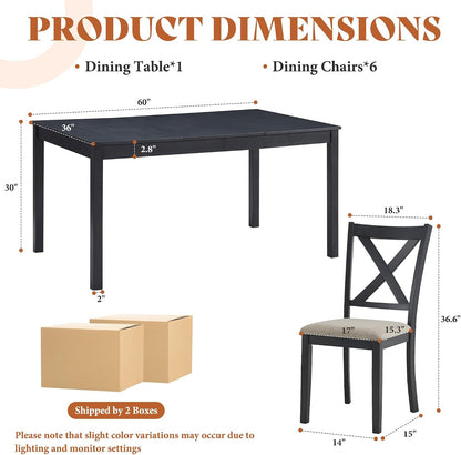 48-COM-008 Comedor 7 piezas en liquidación — oferta por tiempo limitado hasta el 16 de octubre, a $1,099