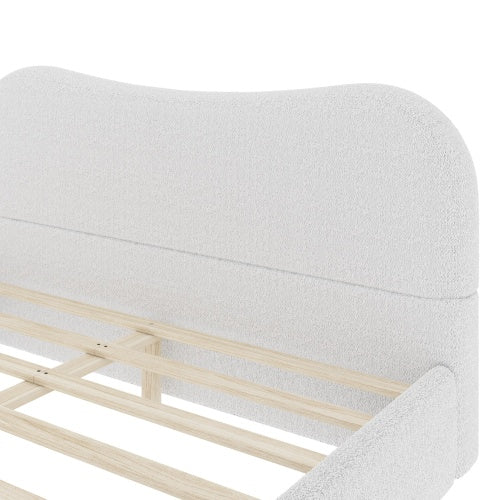 COMBO RECAMARA QUEEN: CAMA+COLCHON+MESITAS 010 -