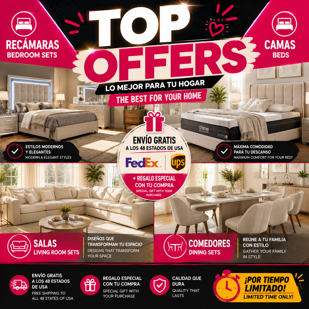 LIVINGROOM TOP OFFER-FREE SHIPPING AND FREE GIFT AFTER PURCHASE