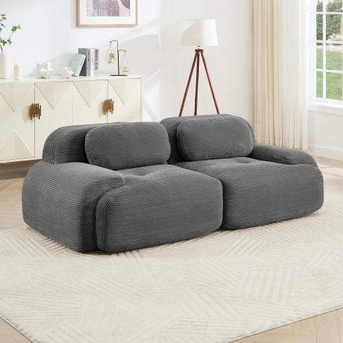 SALA NEGRAS #2 Black Cloud Sectional Black Sofa couch 4-seat L-shaped sofa 32D high-resilience sponge anti-slip design chaise design extra-wide curved armrests multi-free combination no assembly for studies living rooms media rooms,Black