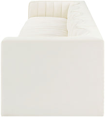 Rummi - Velvet Performance Fabric Upholstered 5 Piece Modular Sofa