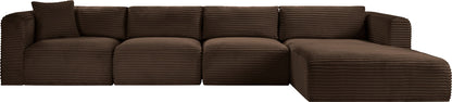 Shaggy - 4 Piece Modular Sectional