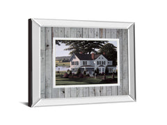 The Counrty Inn By Saunders B. Mirrored Frame - Green