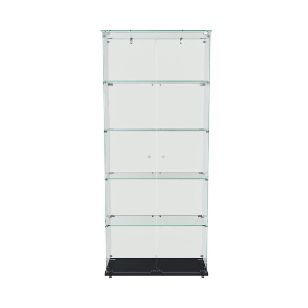 Premium 5 Tier Glass Display Case With 5 Dynamic LED Modes