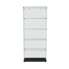 Premium 5 Tier Glass Display Case With 5 Dynamic LED Modes