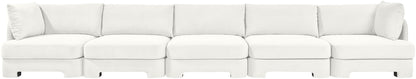 Hammond - Velvet Performance Fabric Upholstered 5 Piece Sofa