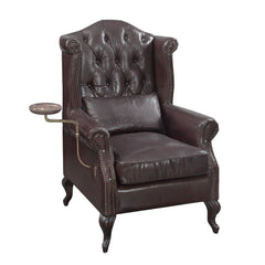 Pino - Accent Chair - Vintage Brown Top Grain Leather