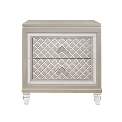 Cross - Glam Nightstand - Champagne
