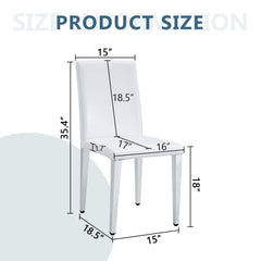 Simple And Versatile Dining Chairs With Metal Legs