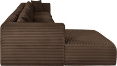 Shaggy - 5 Piece Modular Sectional With Chaise