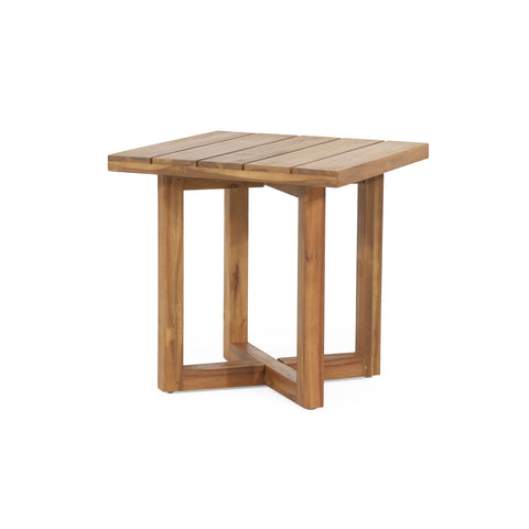 Ella - Square Side Table With Cross Stretcher Base