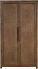 Vana - Solid Wood, Oak Veneer And Stainless Steel Storage Cabinet