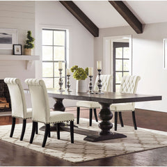 Vallerie - Dining Set With Trestle Table