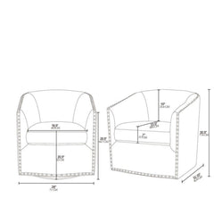 Luxurious Chair With 360 Degree Rotation