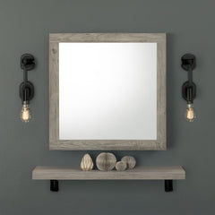 Mari - Mirror - Light Gray Finish
