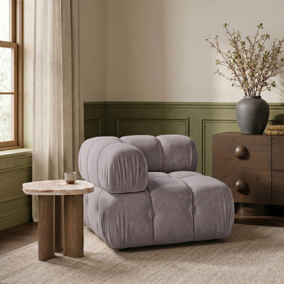 Orin - Velvet Performance Fabric Upholstered Modular Corner Chair