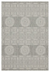 Sunshine - 5'3" X 7'3" Indoor, Outdoor Area Rug Polypropylene - Silver