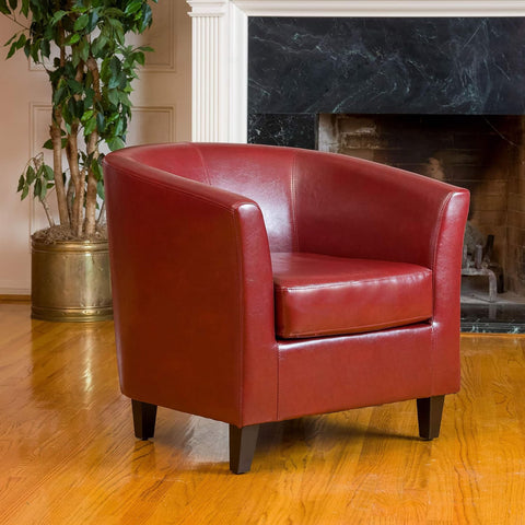 Zenithon - Upholstered Club Chair With Rounded Back