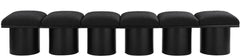 Pavilion - 6 Piece Modular Bench With Black Base