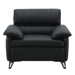 Eilene - Chair - Black Top Grain Leather