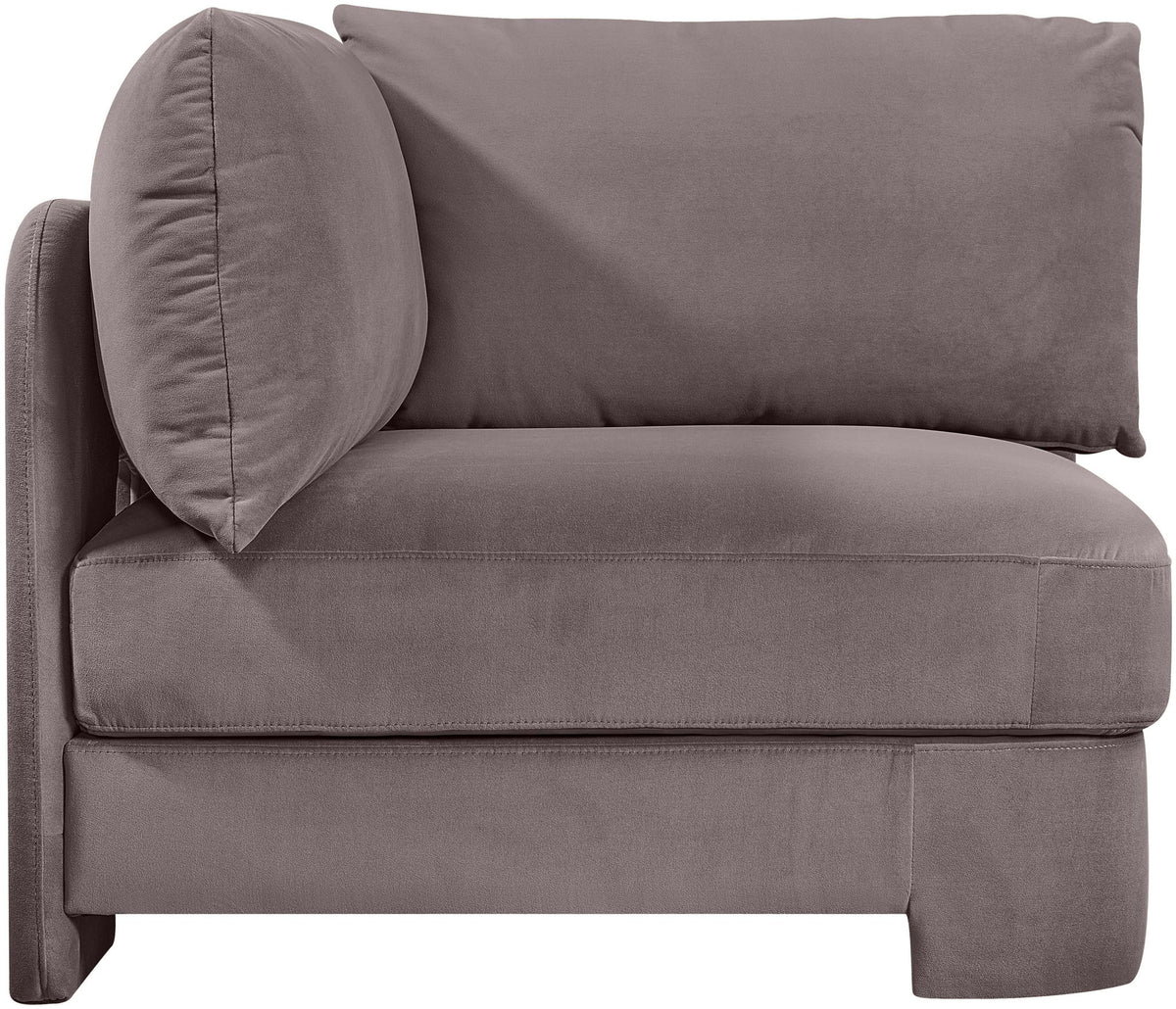 Hammond - Velvet Performance Fabric Upholstered Corner Chair