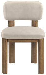 Paloma - Vegan Leather Upholstered Dining Chair (Set of 2) - Brown Frame