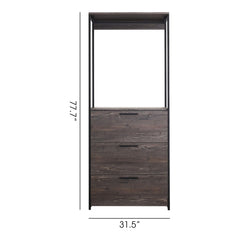 Monica - Walk In Closet With Three Drawers And Shelf