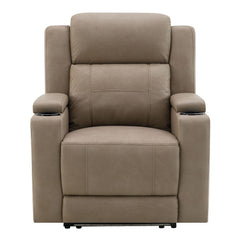 Lugo - Power Motion Recliner With Cup Holder - Camel
